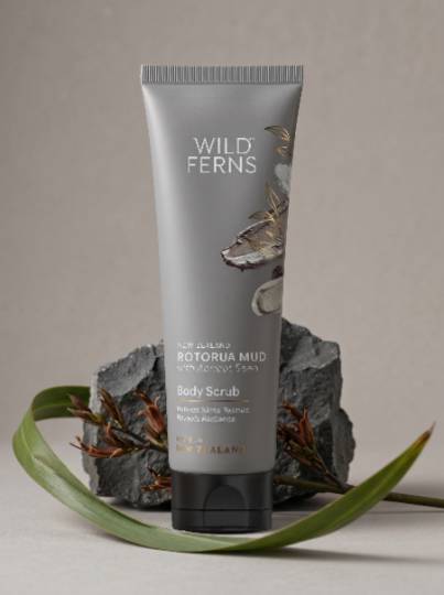 Wild Ferns Rotorua Mud Body Scrub 150ml
